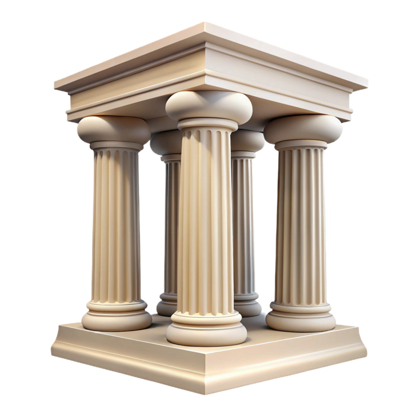 a 3d model of an ancient building