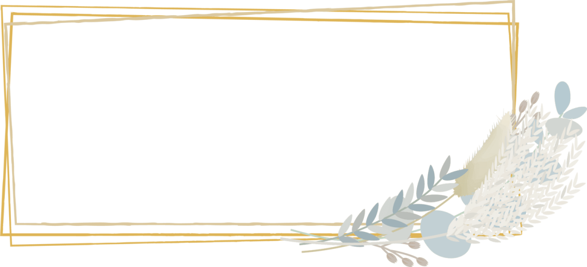 a gold frame with leaves and branches on it