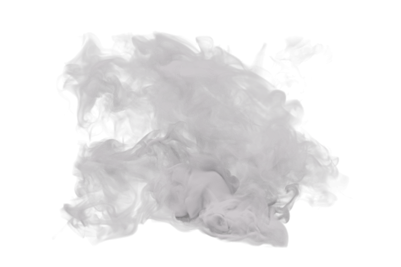 white smoke on a white background