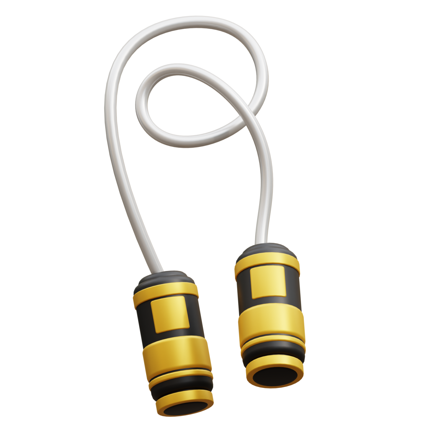 a pair of yellow and black connectors