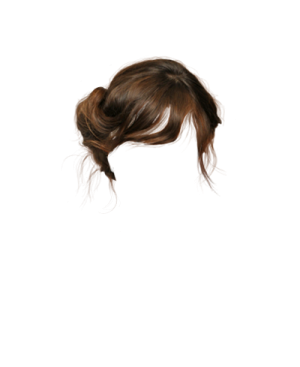 a woman's hair is shown on a white background