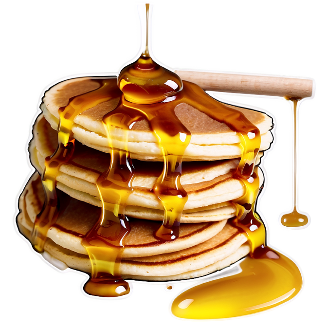 a stack of pancakes