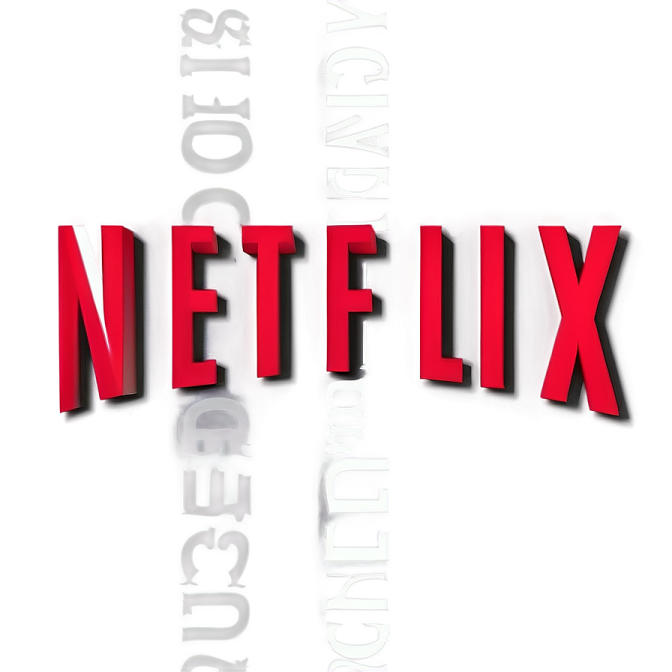 the netflix logo on a white background