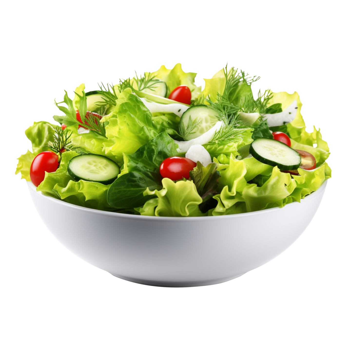 a white bowl filled with salad and vegetables