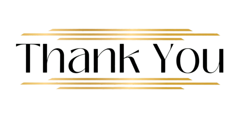the logo for thank you