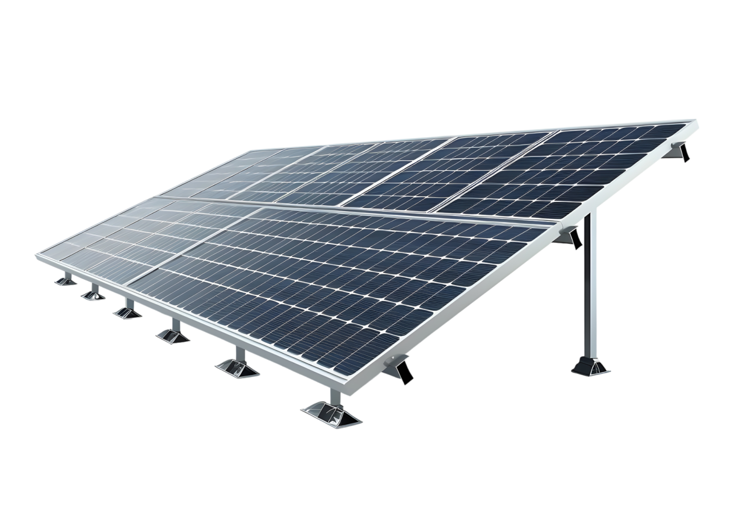 a solar panel on a white background