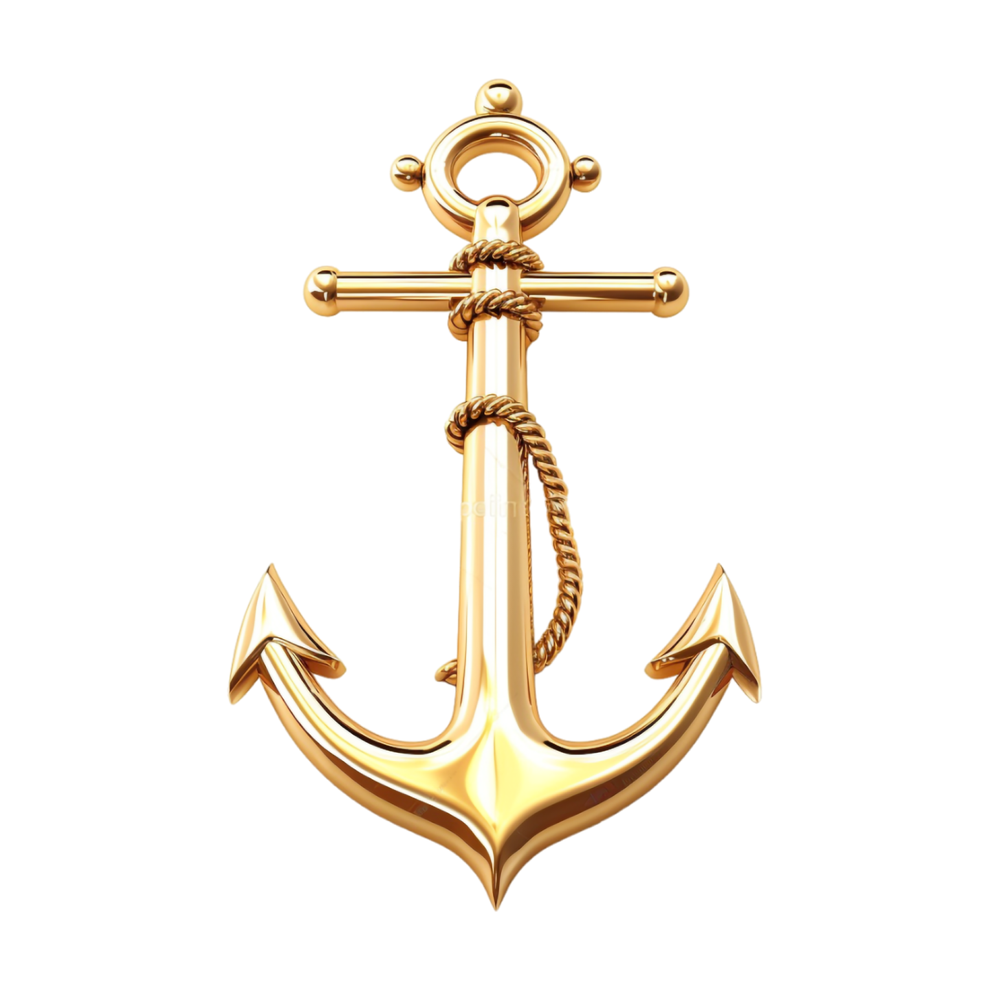 an anchor on a white background
