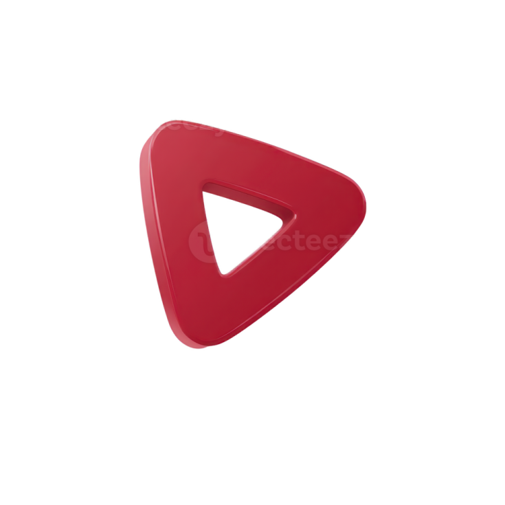 a red google logo on a white background