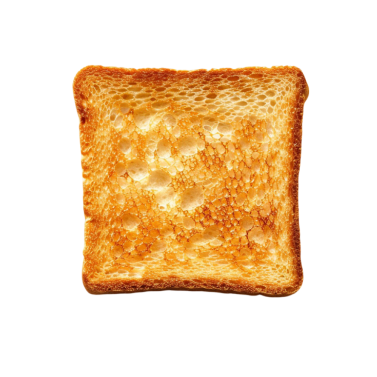 a piece of bread with honey on it
