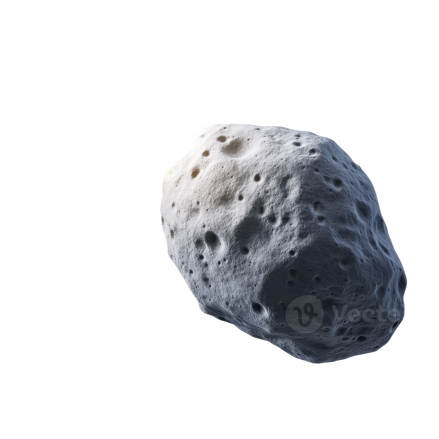 an asteroid on a white background