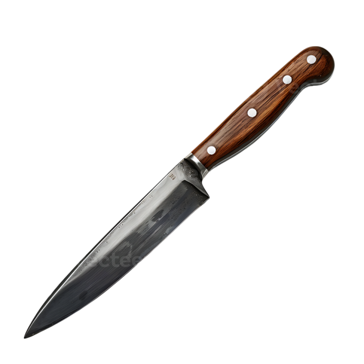 a knife on a white background