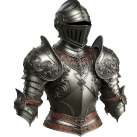 the armor of a knight