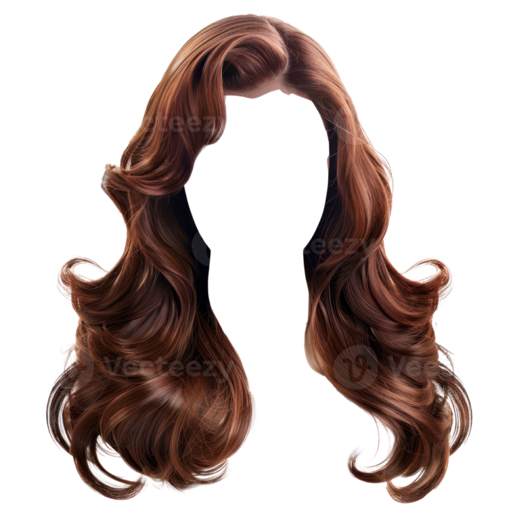 a woman with long brown hair