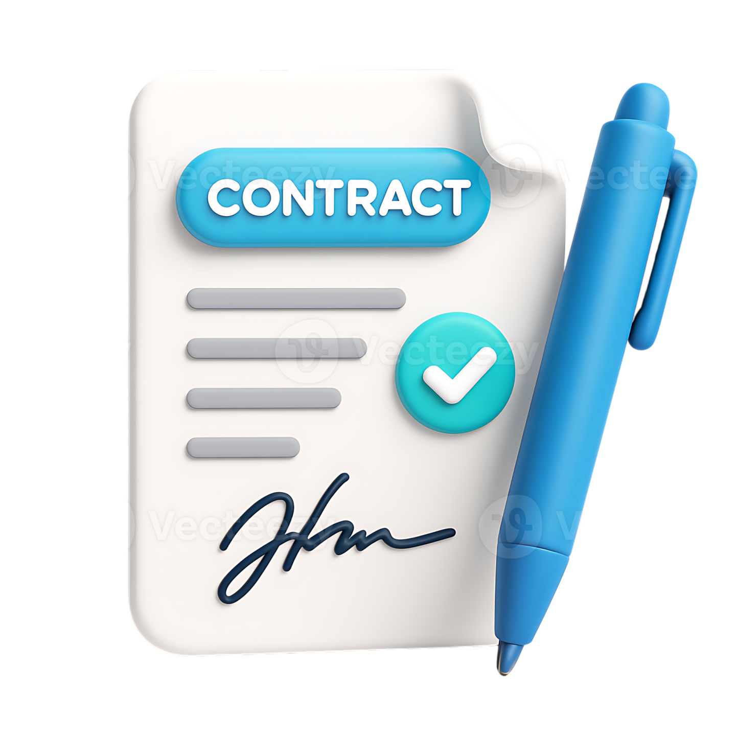 a clipboard with the words contact and a pen