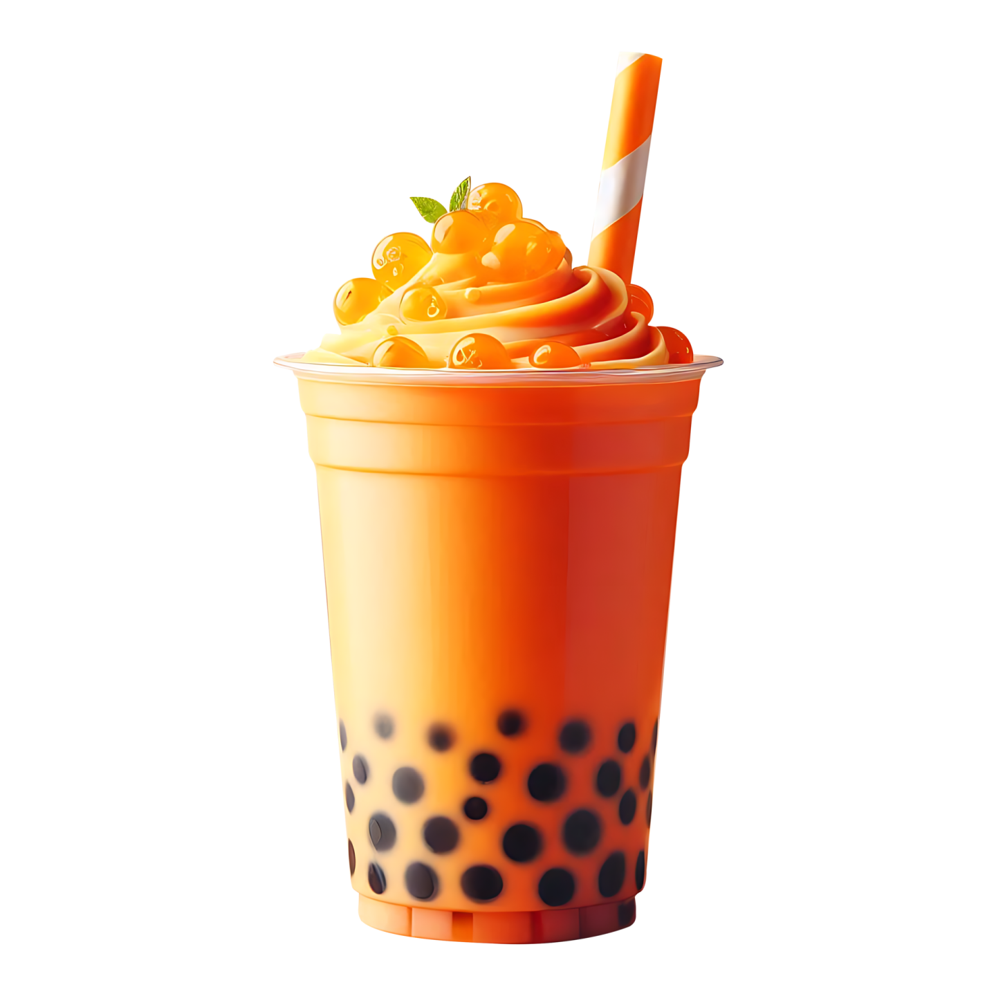 the cup is orange