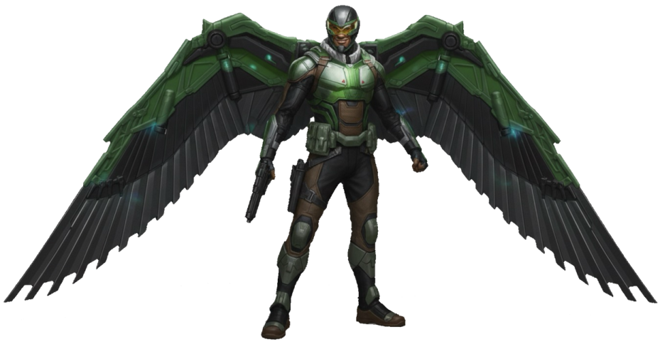 an image of a man in armor with wings