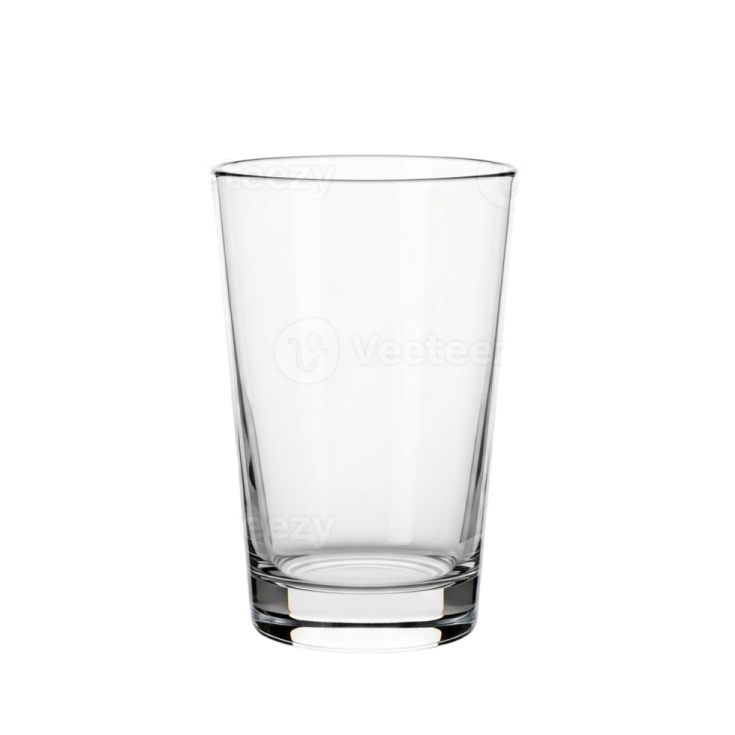 a shot glass on a white background