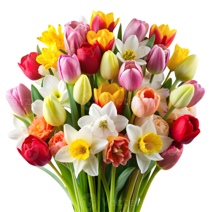 a vase filled with lots of colorful flowers