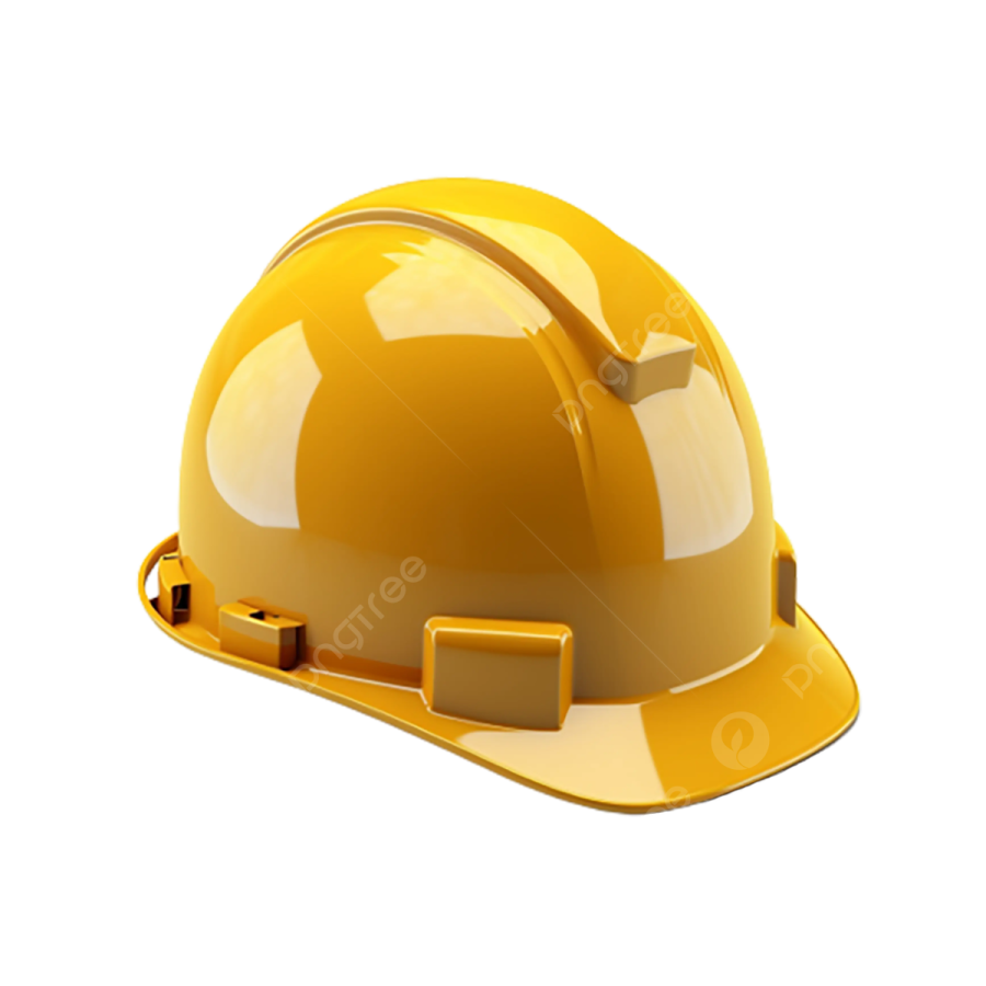 a hard hat on a white background