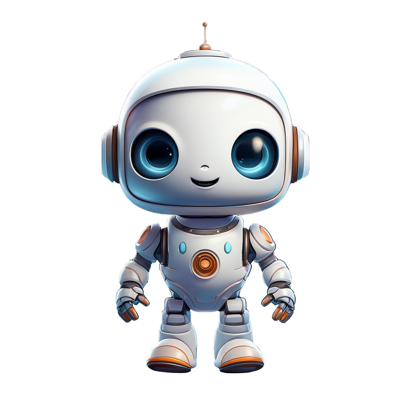 an image of a robot with headphones on