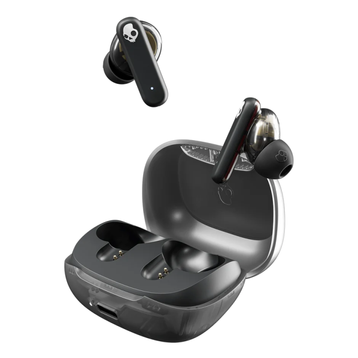 a pair of earphones with an in - ear microphone