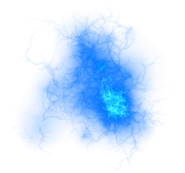 an image of a blue and white substance