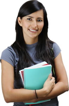 a woman holding a book and smiling at the camera