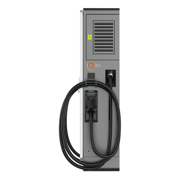 an electric charging station on a white background