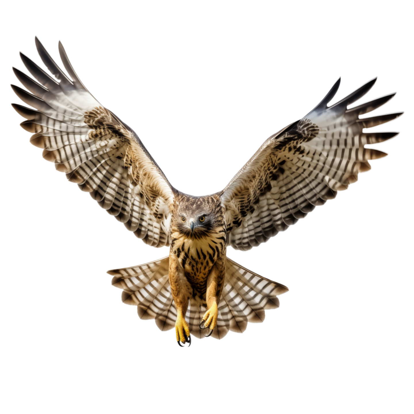 a bird flying in the air with its wings spread