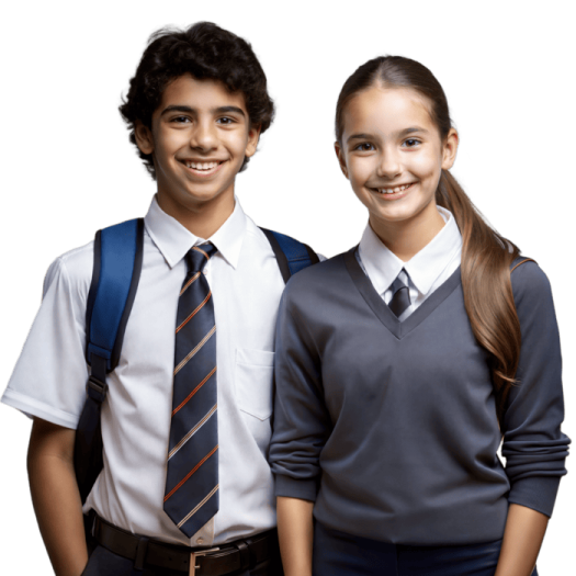 a boy and a girl