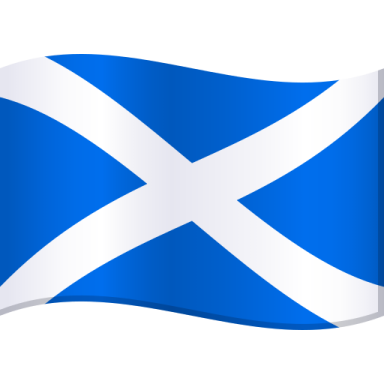 a scottish flag waving in the wind