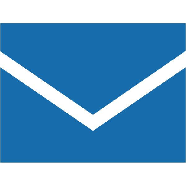 a blue envelope icon