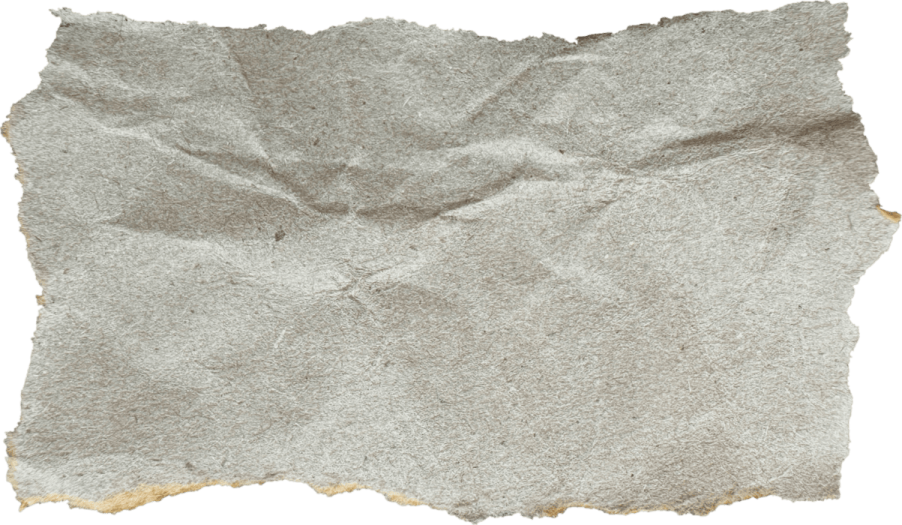 a piece of paper that has been torn