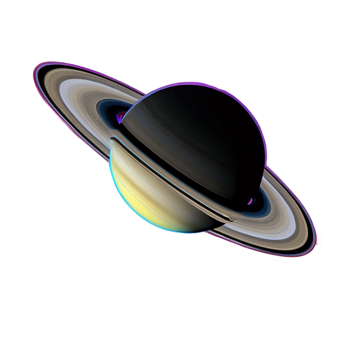 the planet saturn is shown in this illustration
