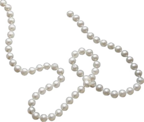 a white cultured pearl necklace