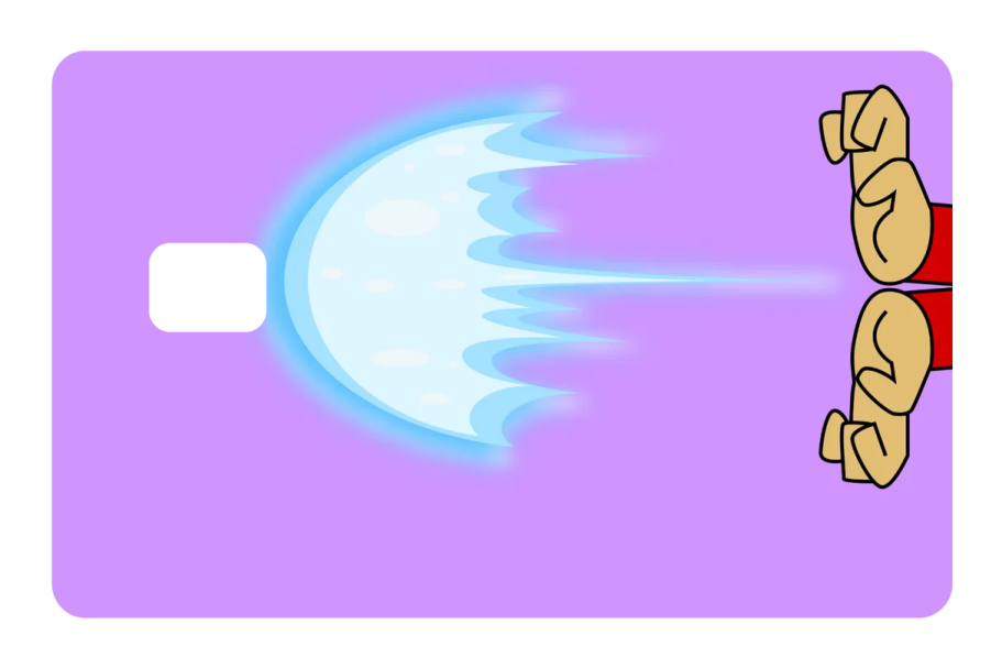 an image of a cartoon character flying through the air