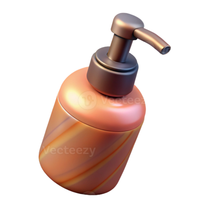 a bottle of liquid on a white background