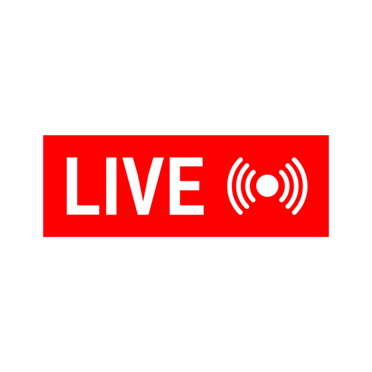 the live logo on a white background