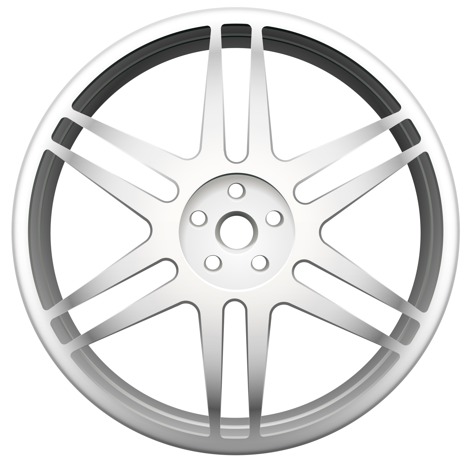 a wheel on a white background
