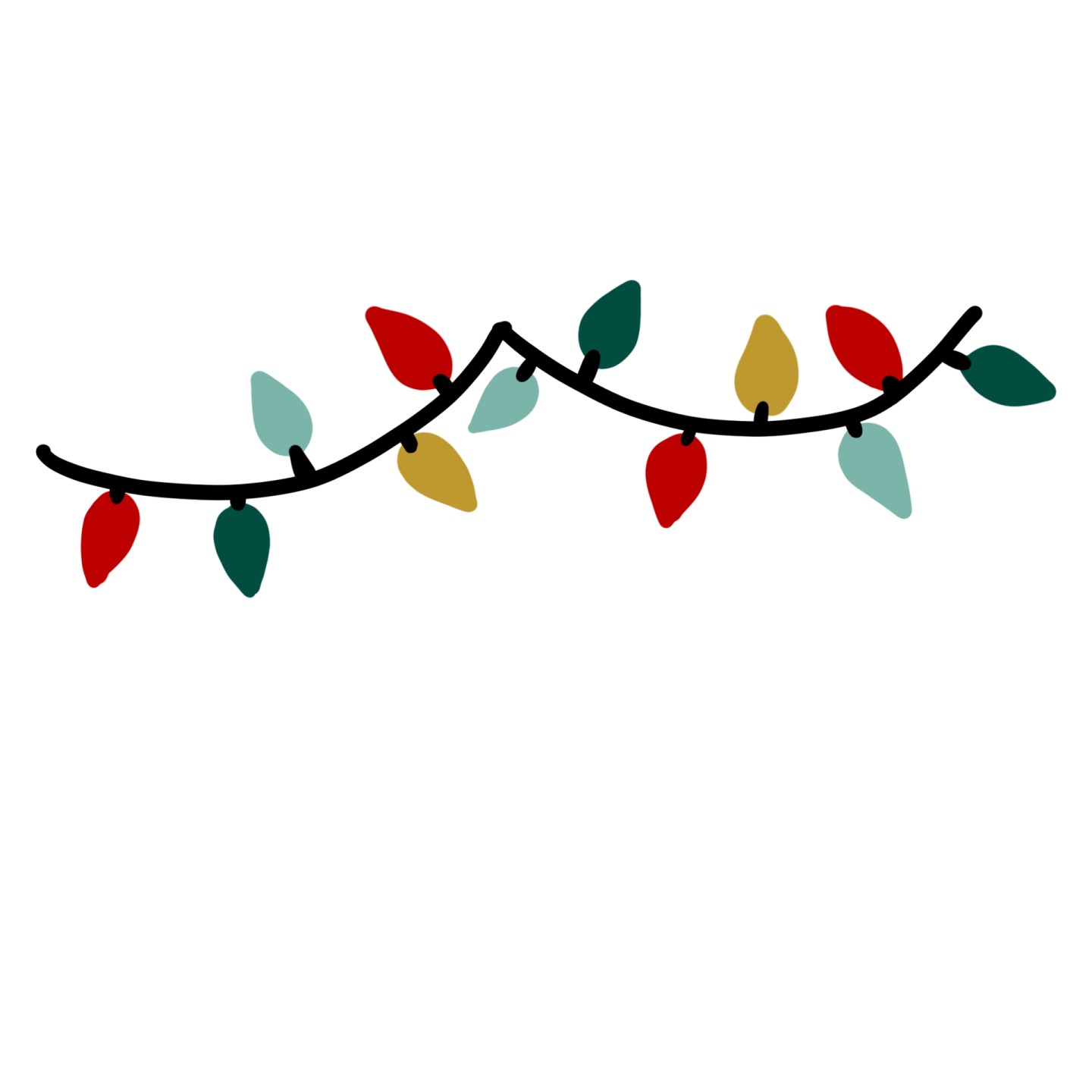 a branch with christmas lights on it
