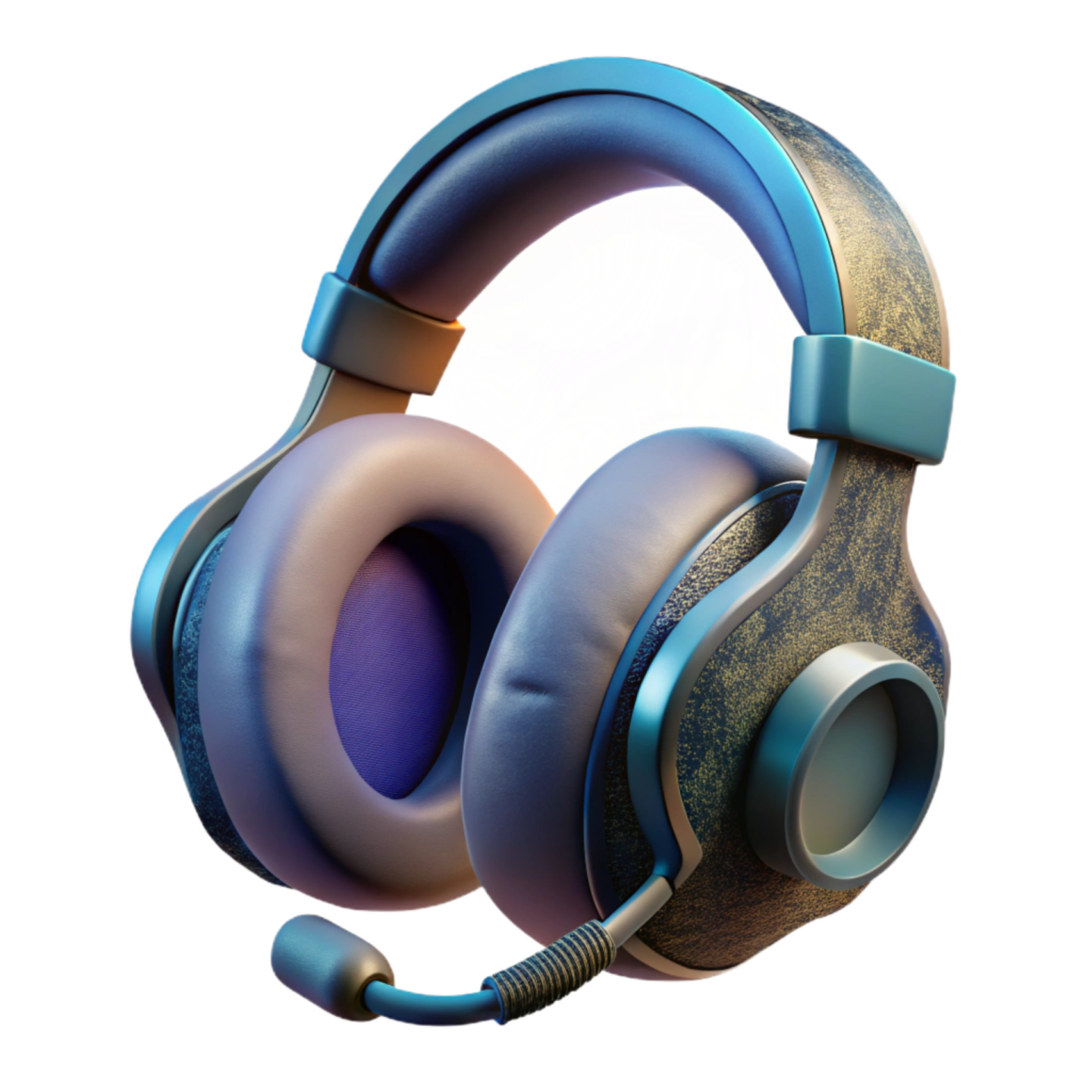 a pair of headphones on a white background