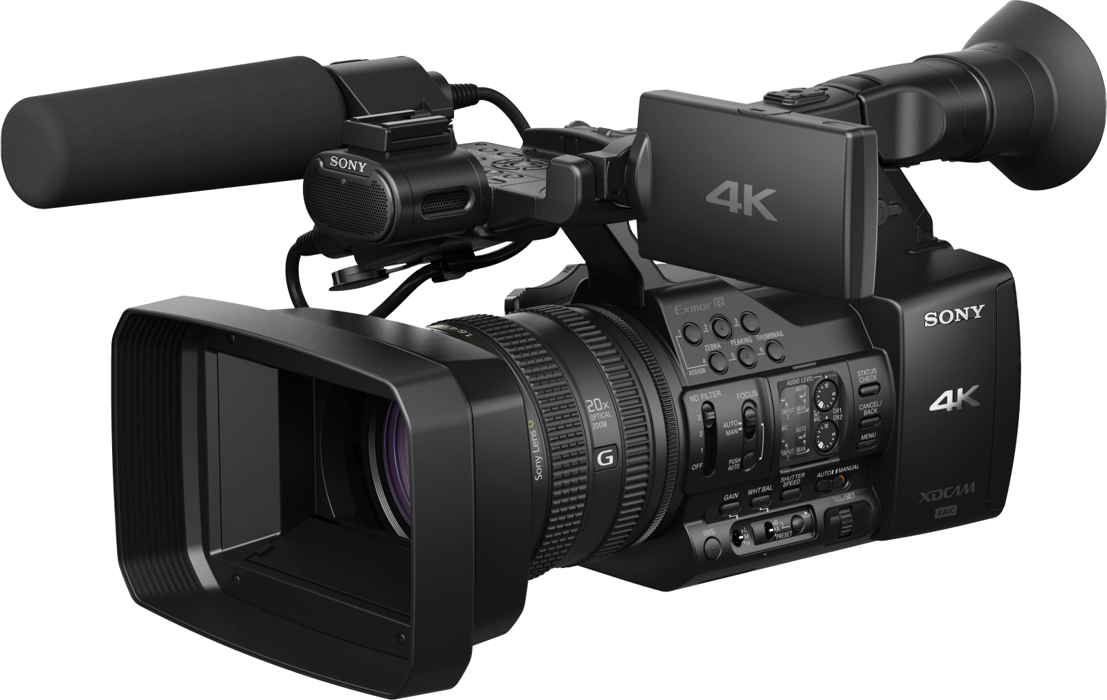 the sony 4k video camera