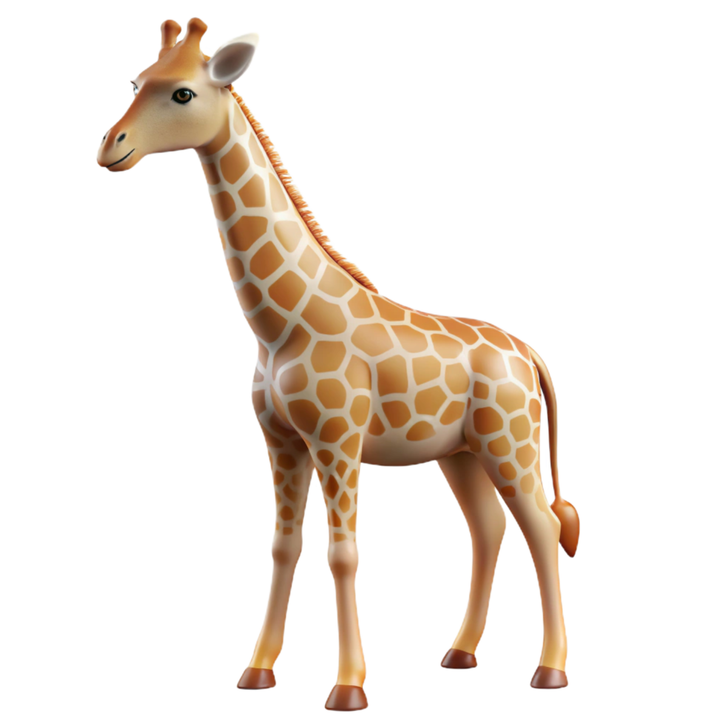 a gi is standing on a white surface