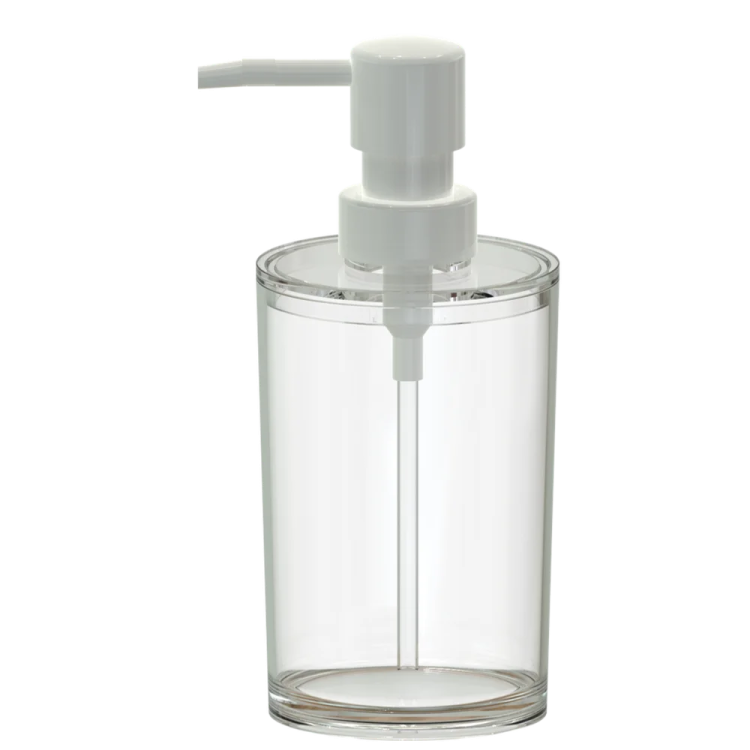 a soap dispenser on a white background