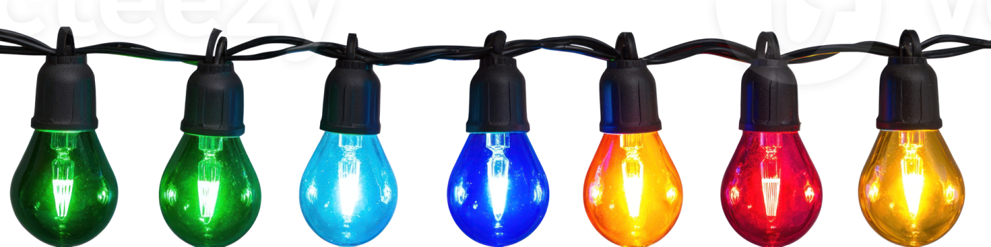 multi colored led christmas lights