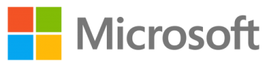 the microsoft logo on a white background