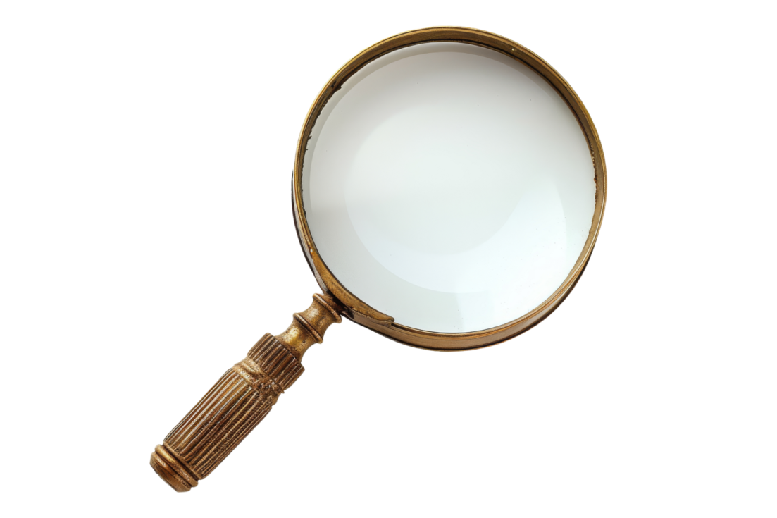 a magnit with a white background
