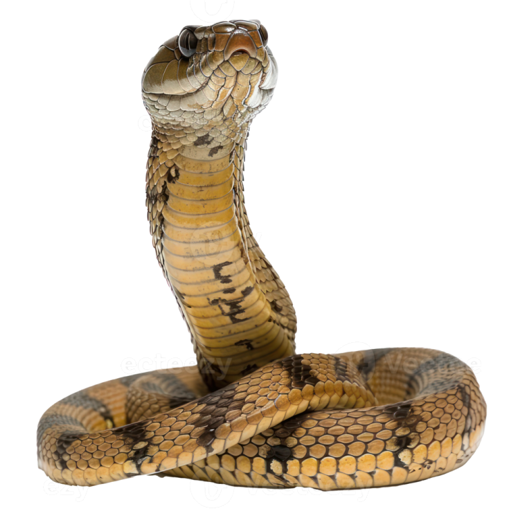 a brown snake with its mouth open and tongue out