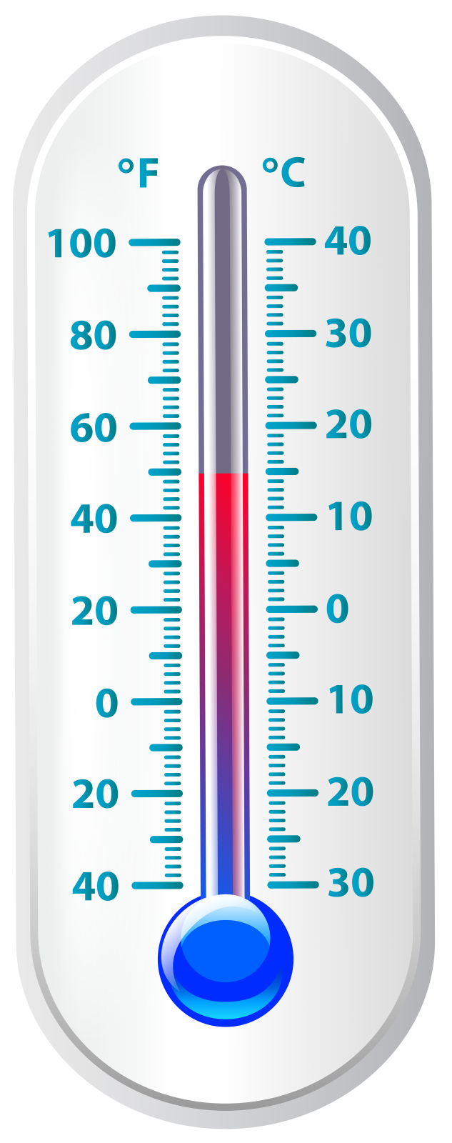 a thermometer on a white background vector
