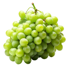 a bunch of green grapes